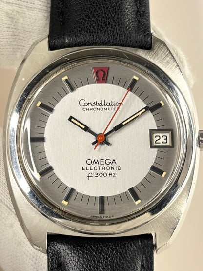 Omega Constellation f300Hz Vintage 1970’s Men’s Date Silver Dress Watch - 198.002 - 1250