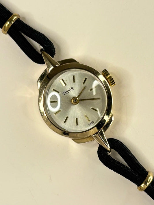 Tudor 9ct Gold Ladies Vintage 1950’s Manual Cocktail Watch