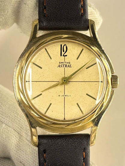 SMITHS Astral Vintage 1960’s Men’s Manual Gold Dress Watch