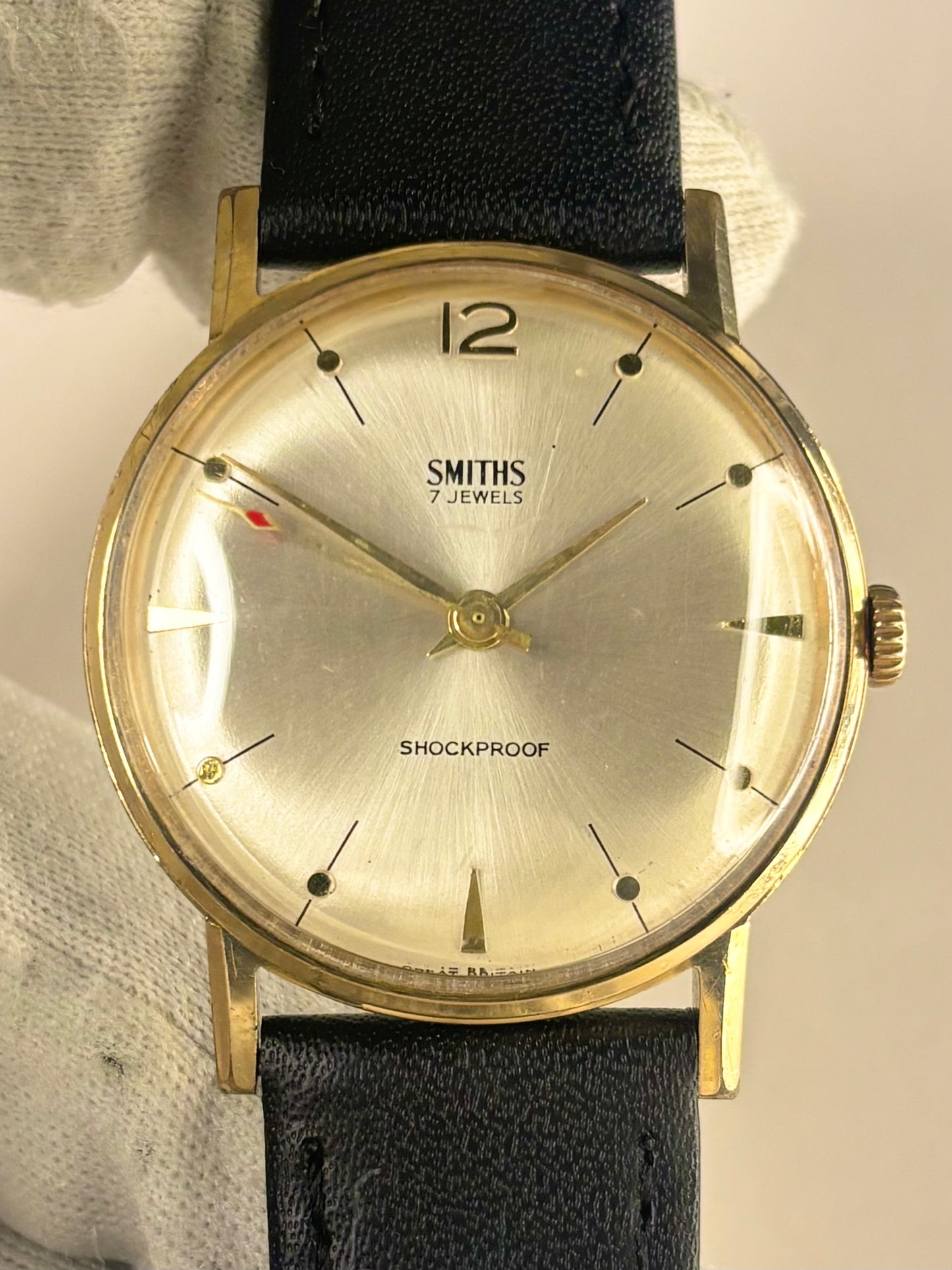 SMITHS Vintage 1960’s Men’s Manual Gold Dress Watch