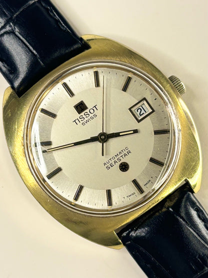 TISSOT Seastar Vintage 1970’s Mens Automatic Date Gold Dress Watch