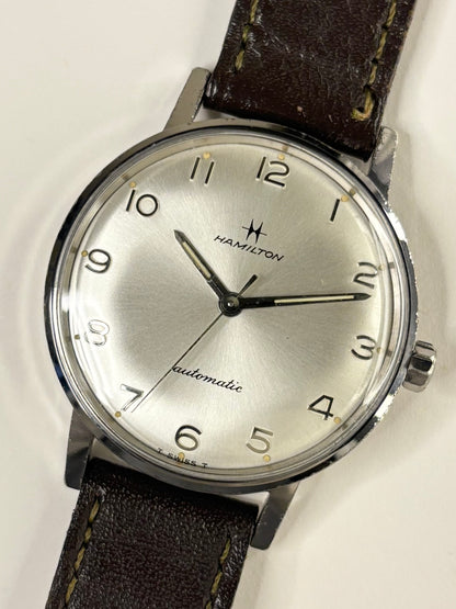 HAMILTON Vintage 1970's Men’s Automatic Silver Dress Watch