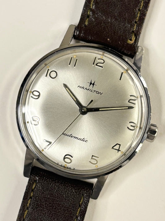 HAMILTON Vintage 1970's Men’s Automatic Silver Dress Watch