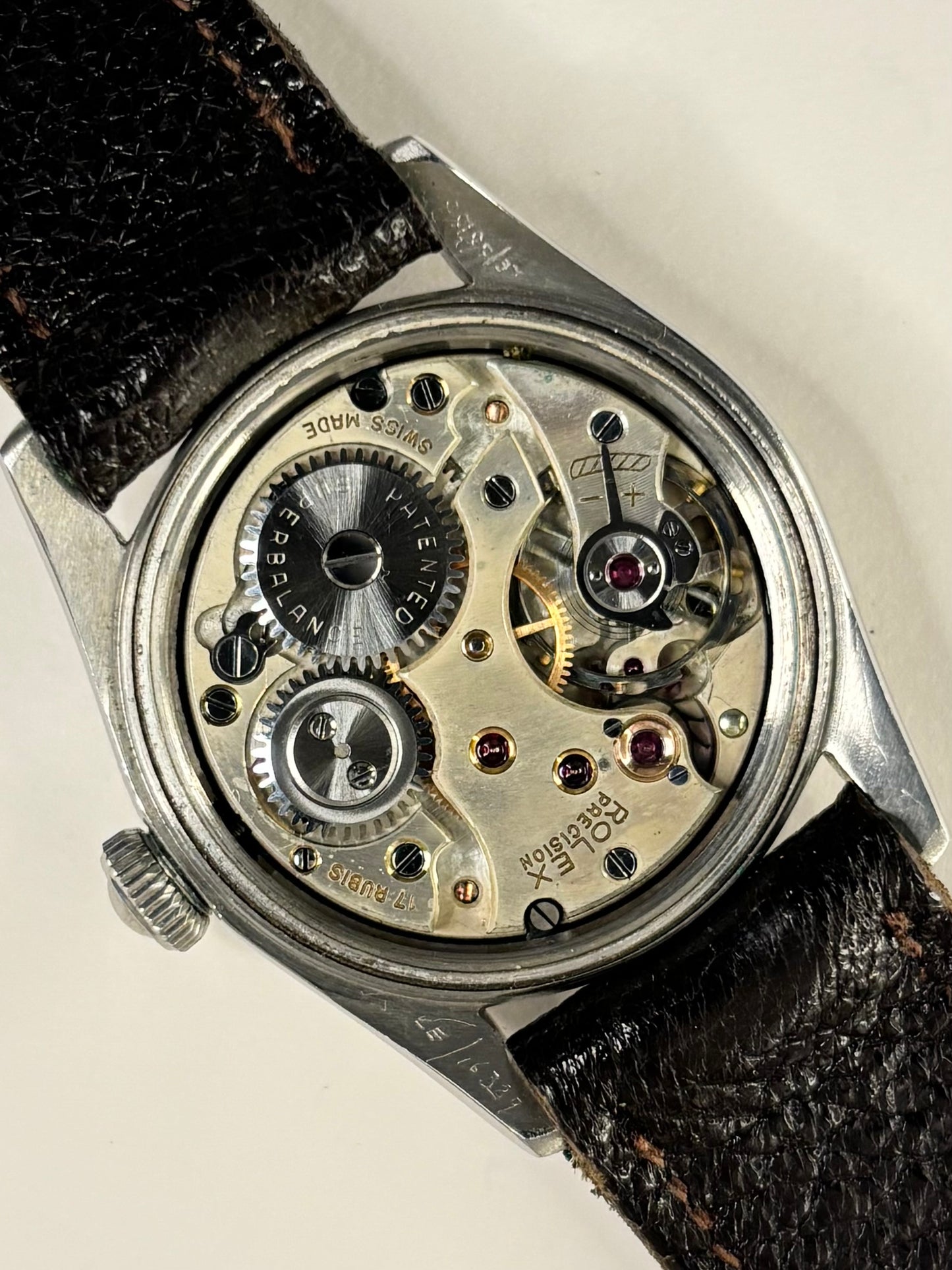 ROLEX Oyster Speedking *+BOX&PAPERS* Vintage 1950’s Men’s Manual Silver Dress Watch - 5056