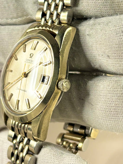 OMEGA Seamaster *+BOX* Vintage 1960’s Men’s Automatic Gold Watch - 166.010
