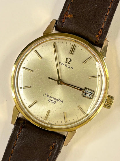 OMEGA Seamaster 600 Vintage 1960’s Men’s Manual Date Gold Dress Watch - 136.011