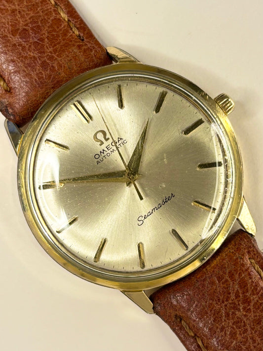 OMEGA Seamaster Vintage 1960’s Automatic Mens Gold Dress Watch - 165.001