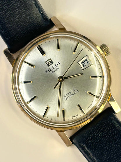 TISSOT Seastar Vintage 1970’s *+BOX&PAPERS* Men’s Automatic Gold Dress Watch