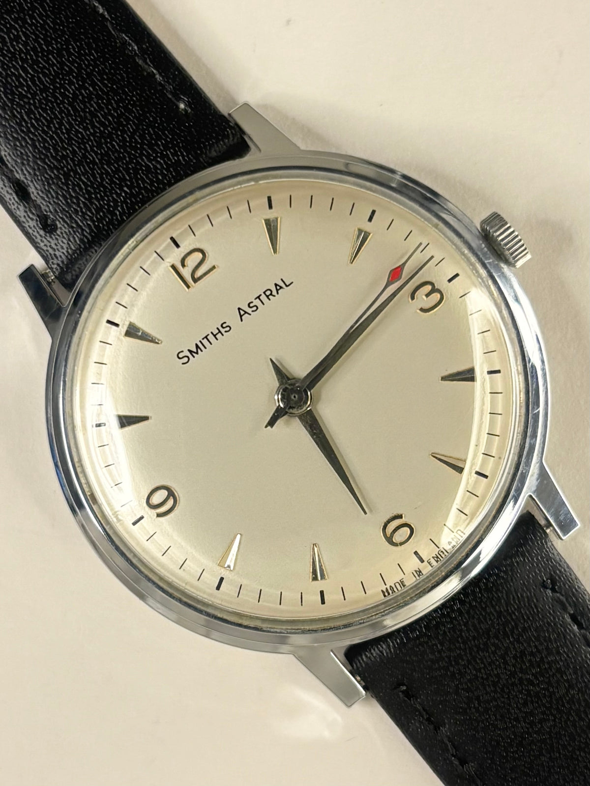 SMITHS Astral Vintage 1960’s Men’s Manual Silver Dress Watch