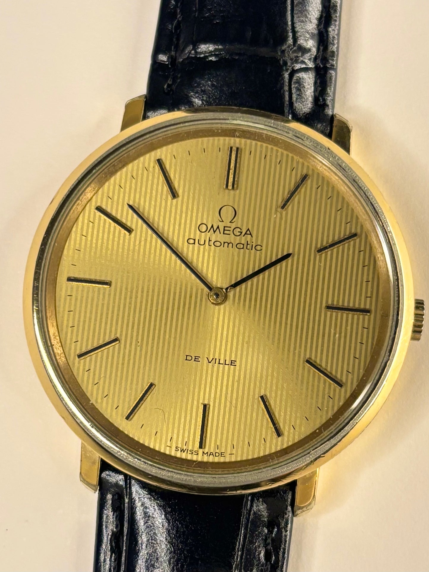 OMEGA De Ville *+PAPERS* Vintage 1970’s Men’s Automatic Gold Dress Watch - 151.0039