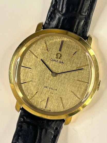 OMEGA De Ville Vintage 1960’s Men’s Manual Gold Dress Watch - 111.077
