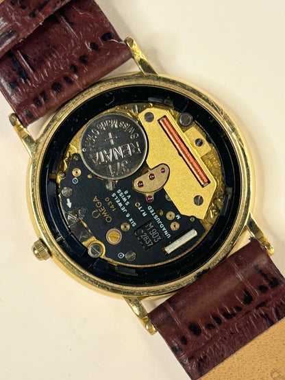 OMEGA Vintage 1980’s Men’s Gold Dress Watch - 196.0312