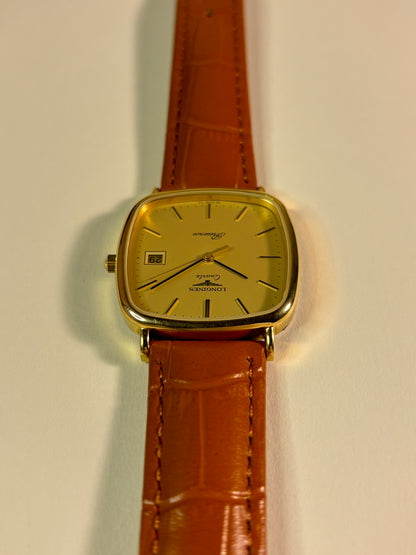Longines Présence Gold Plated Quartz Date Watch L156.4
