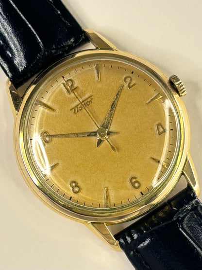 TISSOT Vintage 1960’s Men’s Manual Tropical Dial Gold Dress Watch