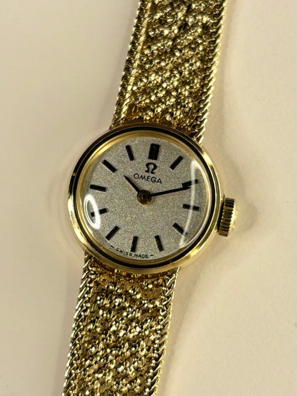 OMEGA Ladies 9ct Gold *+BOX* Vintage 1970’s Manual Watch - 711.5675