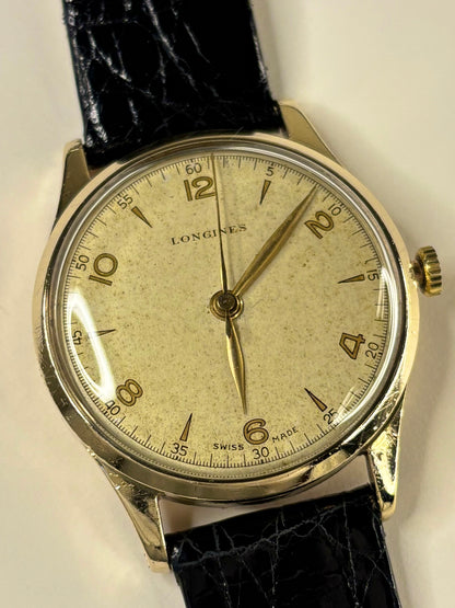 Longines 9ct Gold Vintage 1950’s Men’s Manual Watch - 12.68 ZS