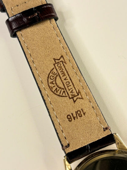 OMEGA 9ct Gold Vintage 1960’s *+BOX&PAPERS* Men’s Manual Dress Watch - 131.5418