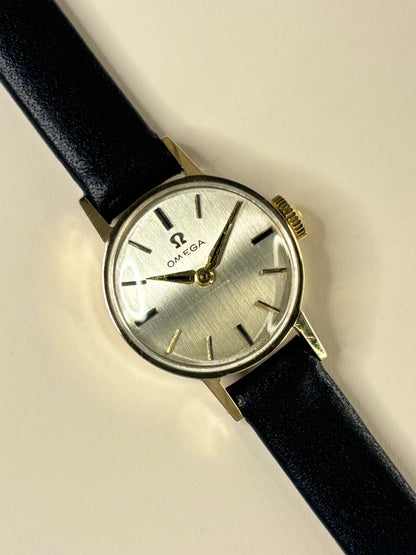 Rare 1960s Omega ladies’ 9ct gold manual watch with crisp dial 511.5032