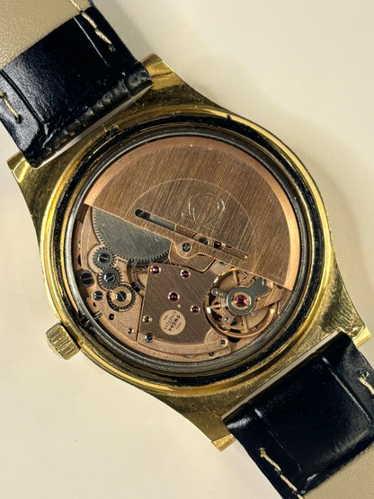 OMEGA Geneve Vintage 1970’s Men’s Automatic Day Date Gold Dress Watch - 166.0169