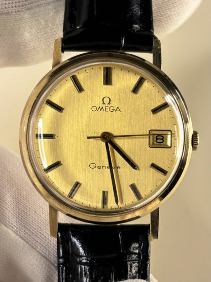 Vintage Omega Genève Ref. 132.8413 timekeeper powered by calibre 1030 Swiss manual movement