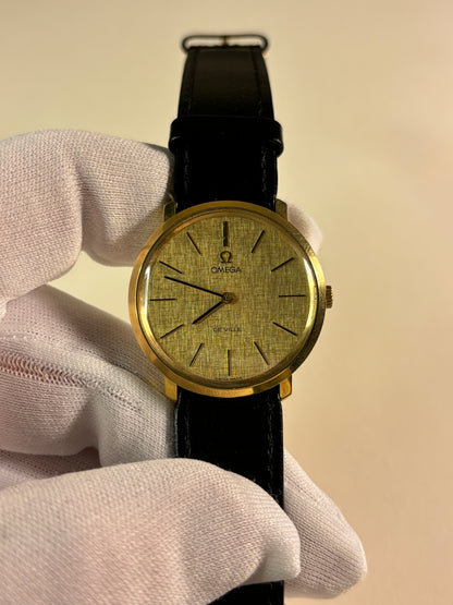 Omega De Ville 1970’s Linen Dial Manual Watch Cal. 620