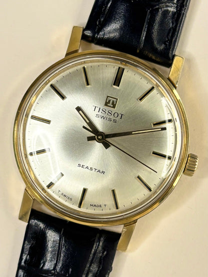 TISSOT Seastar *+BOX* Vintage 1970’s Men’s Manual Gold Dress Watch - 41520