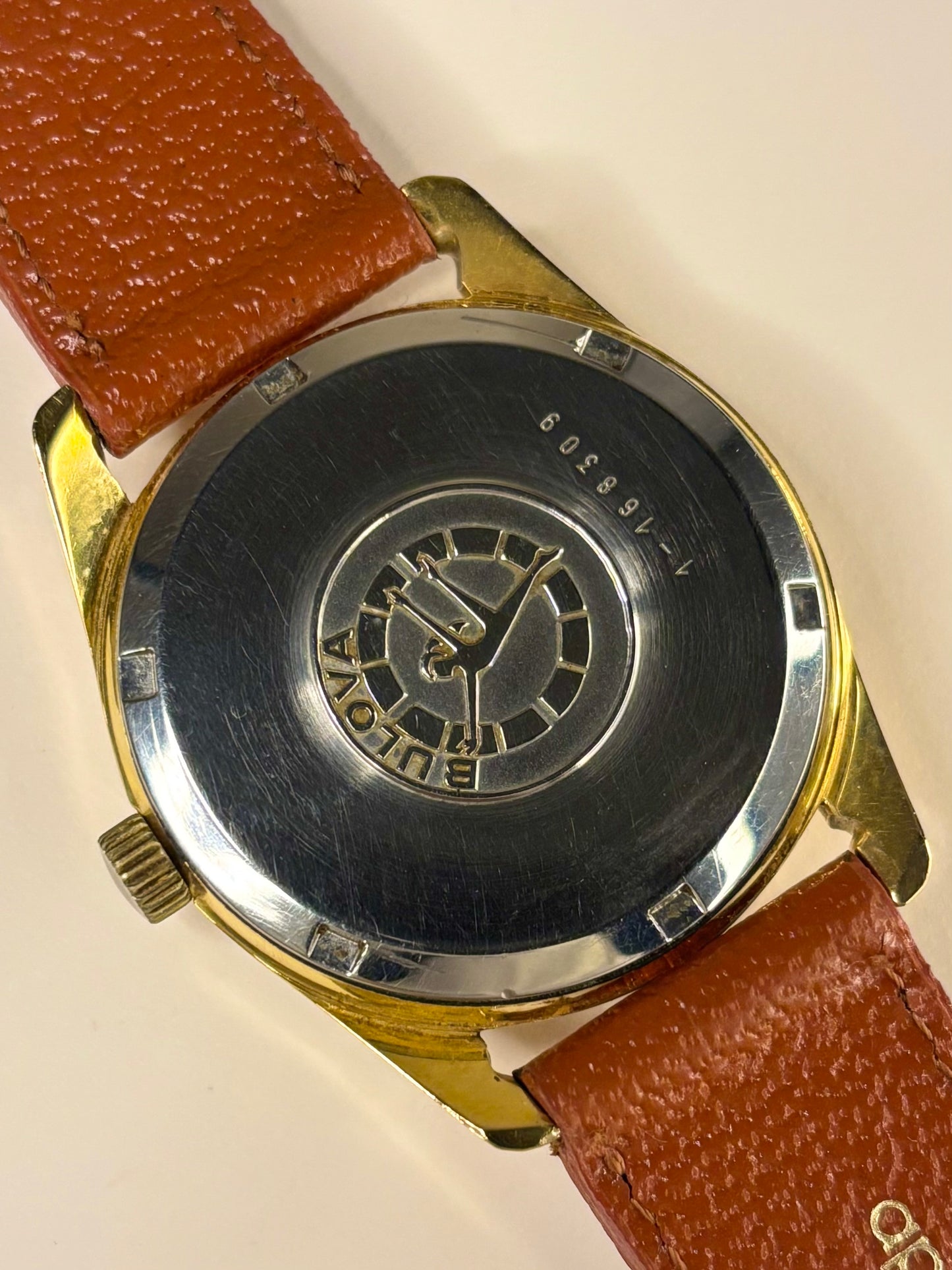 BULOVA Vintage 1970’s Men’s Manual Date Gold Dress Watch