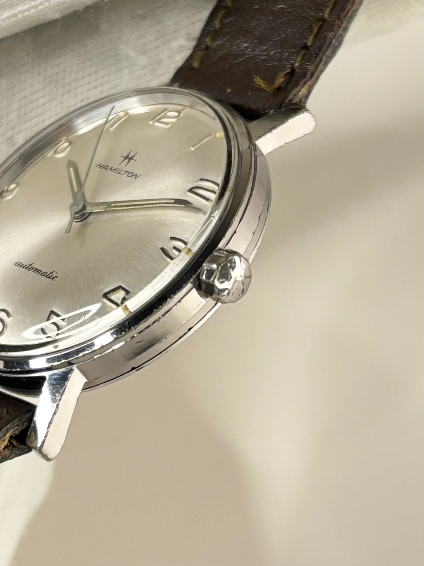 HAMILTON Vintage 1970's Men’s Automatic Silver Dress Watch