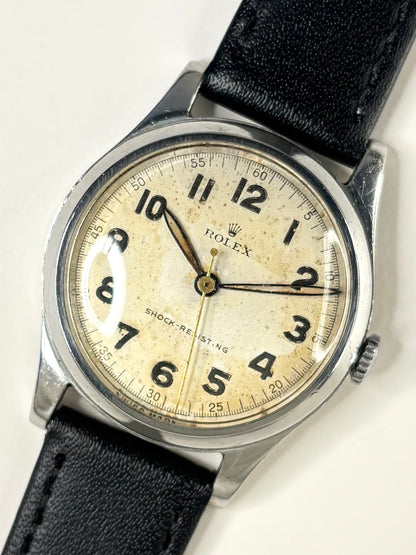 ROLEX Vintage 1940’s WW2 Men’s Manual Silver Dress Watch - 12325