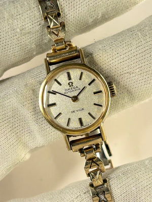OMEGA De Ville Ladies Vintage 1970’s Automatic Gold Cocktail Watch