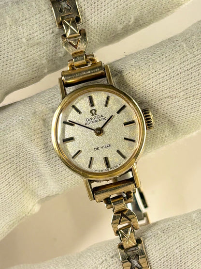 OMEGA De Ville Ladies Vintage 1970’s Automatic Gold Cocktail Watch