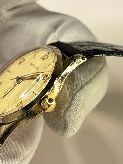 Longines 9ct Gold Vintage 1950’s Men’s Manual Watch - 12.68 ZS