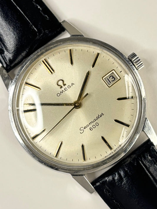 OMEGA Seamaster 600 *RARE* Vintage 1960’s Men’s Manual Date Silver Dress Watch - 136.011 - 611