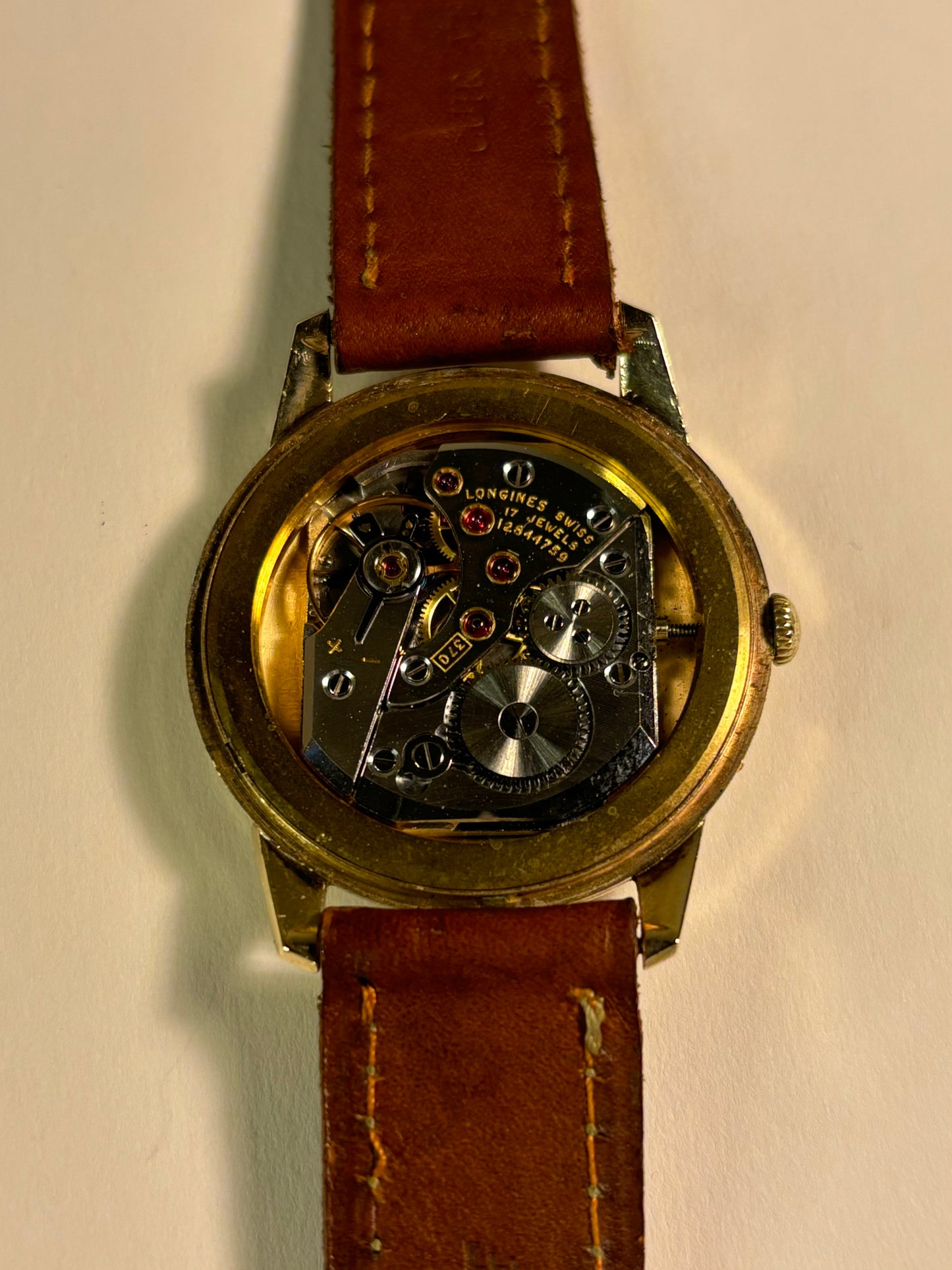 Longines 9ct Solid Gold 1960’s Manual Watch 370