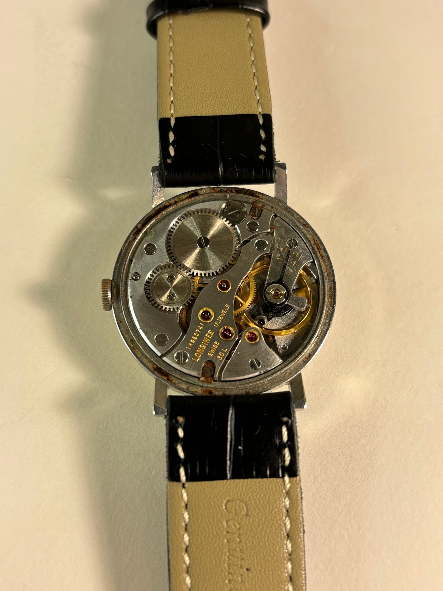 Longines Stainless Steel Sub-Seconds Manual Watch 30L