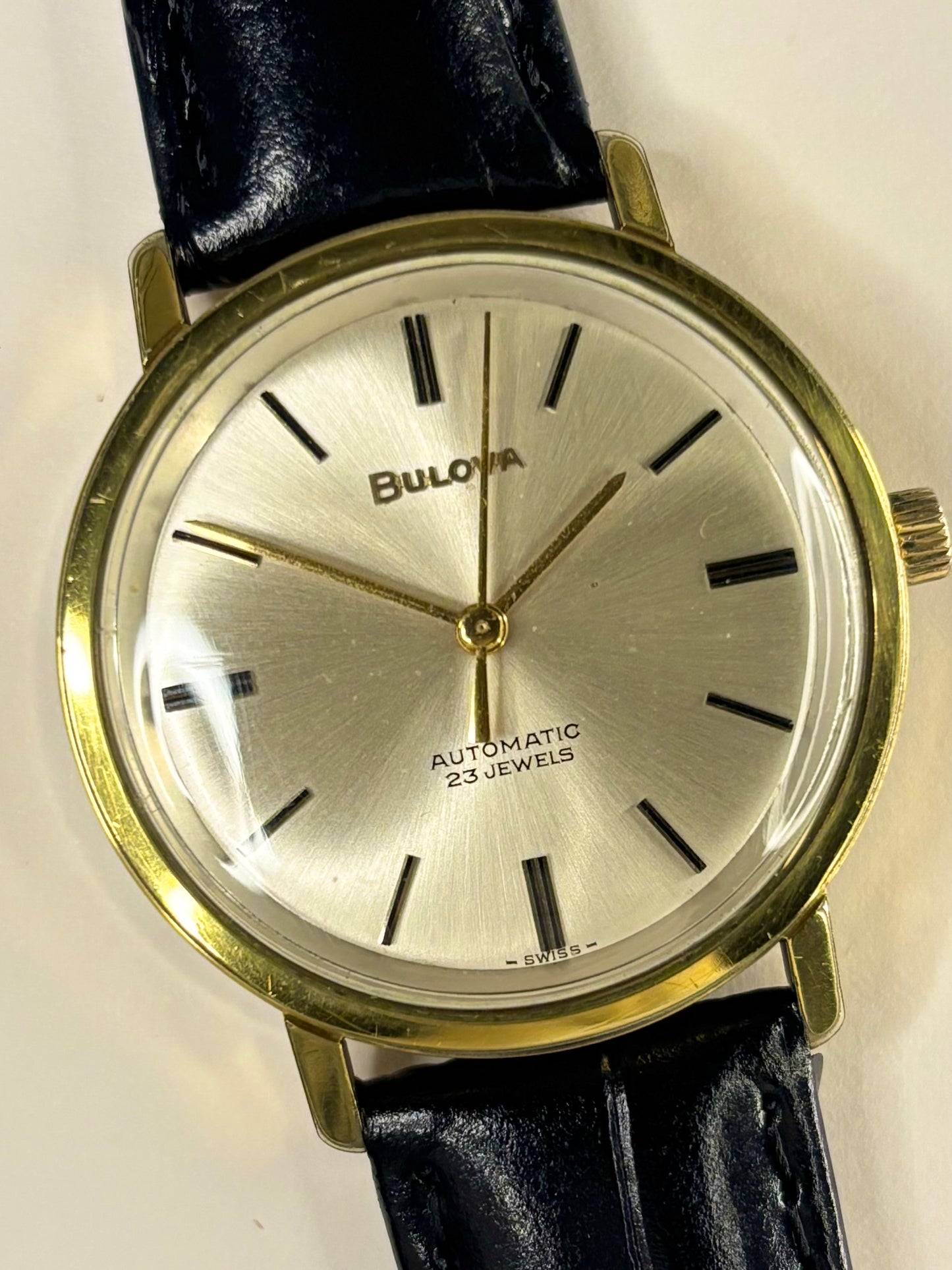 BULOVA Vintage 1960’s Men’s Automatic Gold Dress Watch - 11 BLAC