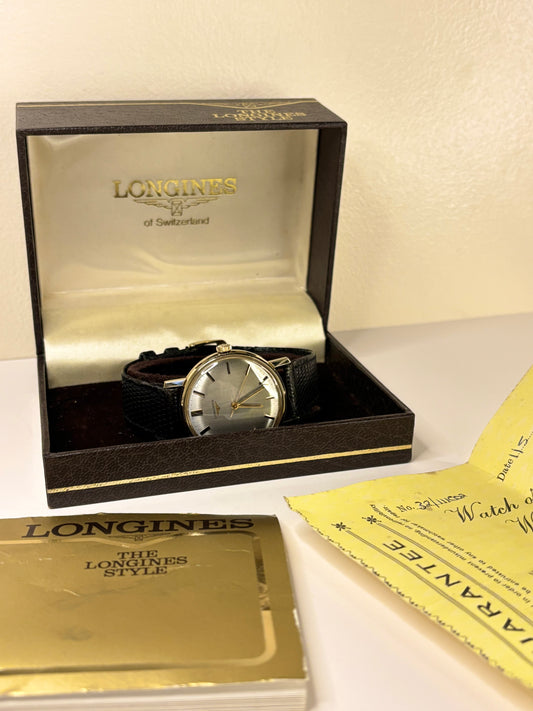 Longines 9ct Gold *FULL SET* Vintage 1970’s Manual Men’s Dress Watch - 6942