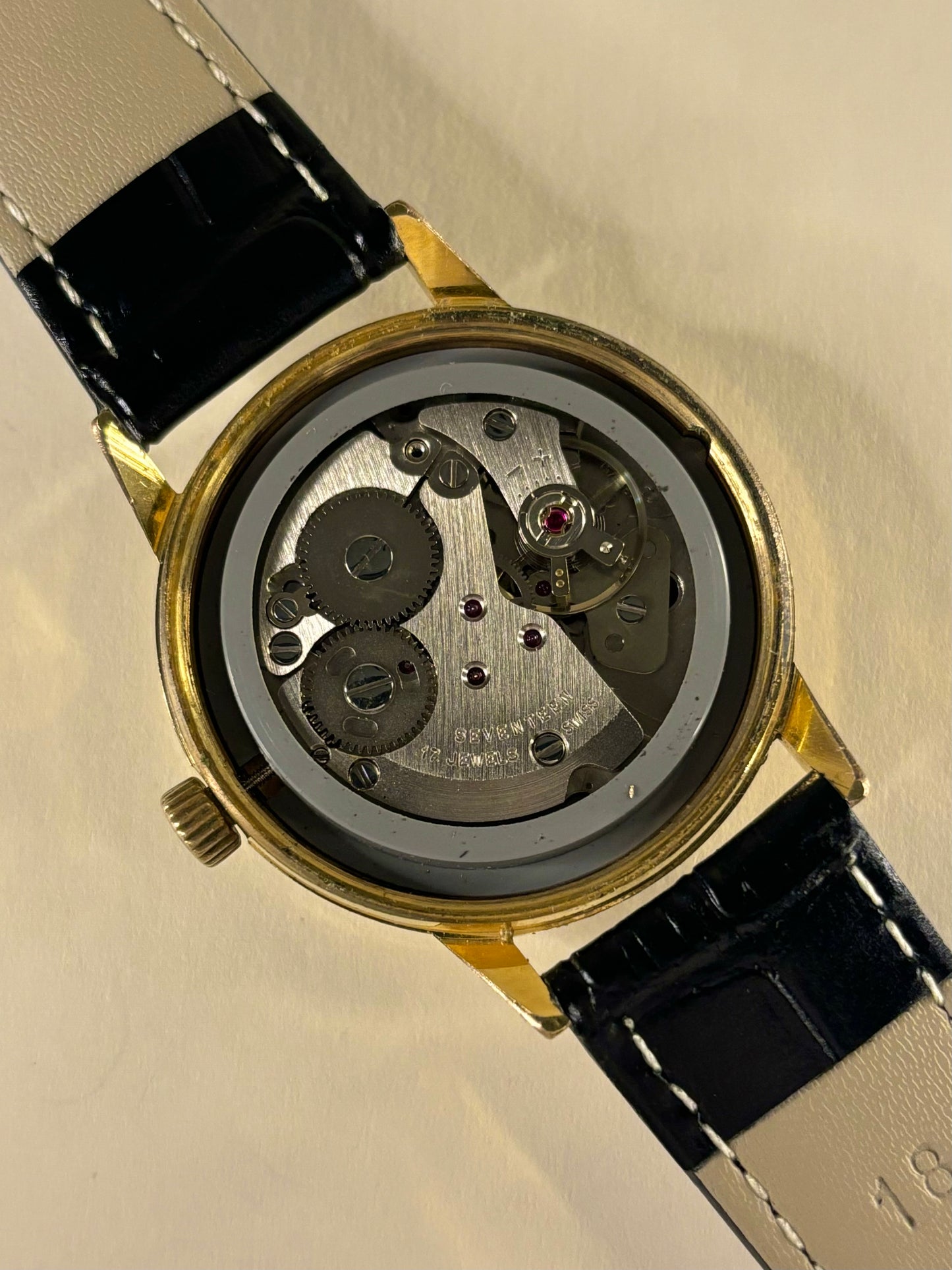 J W Benson London W.1. Gold 1960’s Manual Dress Watch 338