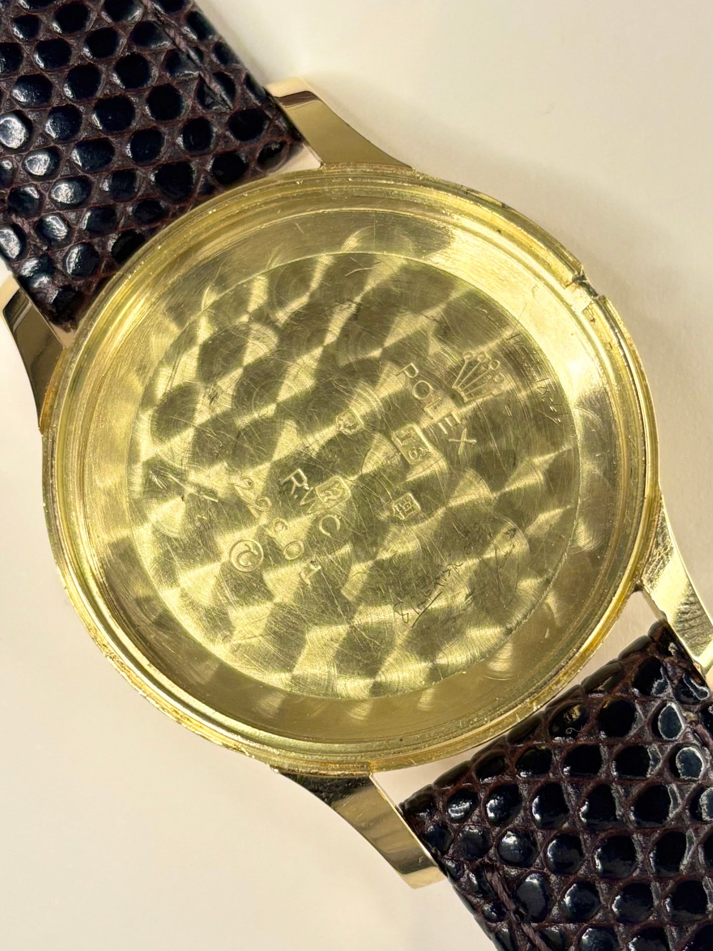 ROLEX Precision 18ct Gold *+BOX&PAPERS* Vintage 1960’s Manual Men’s Dress Watch