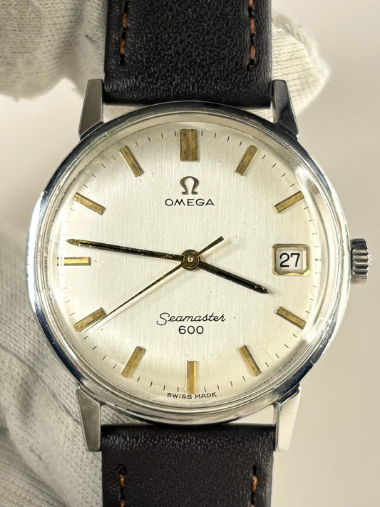 OMEGA Seamaster 600 Vintage 1960’s Men’s Manual Date Silver Dress Watch - 136.011