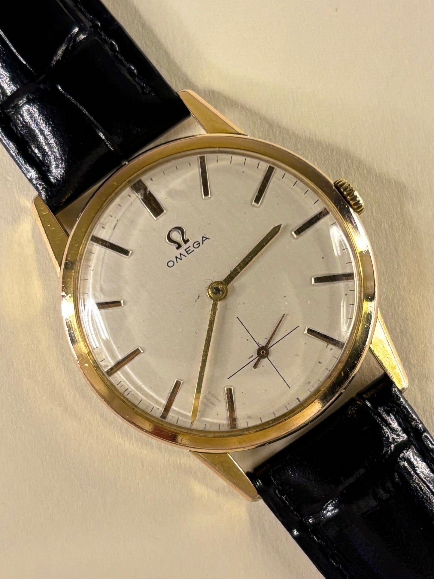 Omega Vintage 1960’s Men’s Gold Sub-Seconds Dress Watch - 121.001