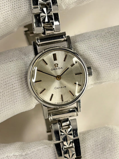 Vintage Omega ladies 1960s timekeeper powered by manual wind Swiss movement with refined style
