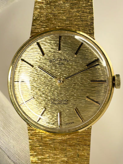 ROTARY Vintage 1970’s Men’s Manual Gold Watch