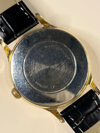 SMITHS De Luxe Vintage 1960’s Men’s Manual Sub-Seconds Gold Dress Watch
