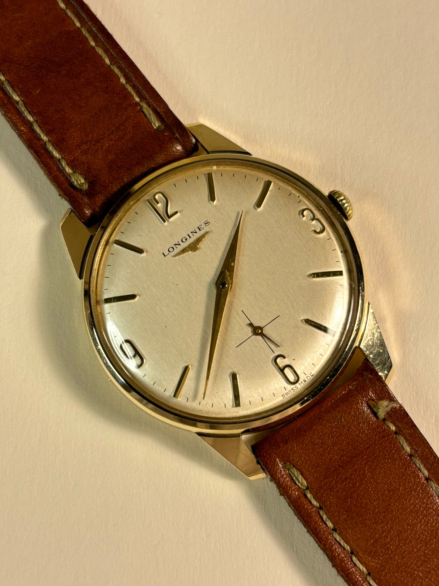 Longines 9ct Solid Gold 1960’s Manual Watch 370