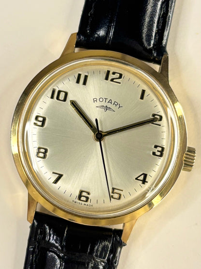 ROTARY Vintage 1970’s *+BOX* Men’s Manual Gold Dress Watch - 227