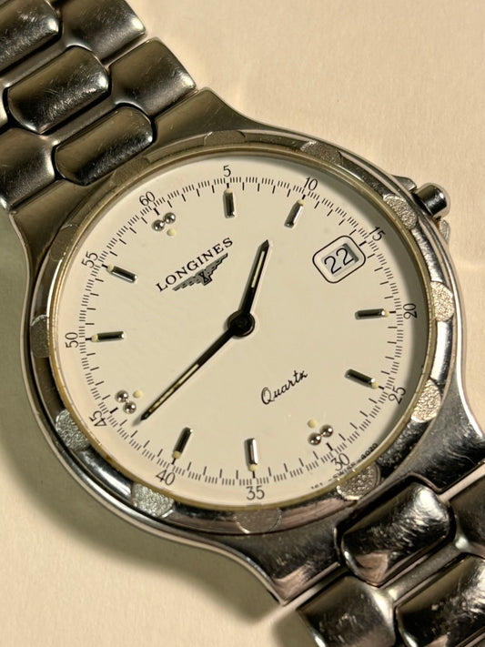 Longines Conquest Quartz Silver Date Watch