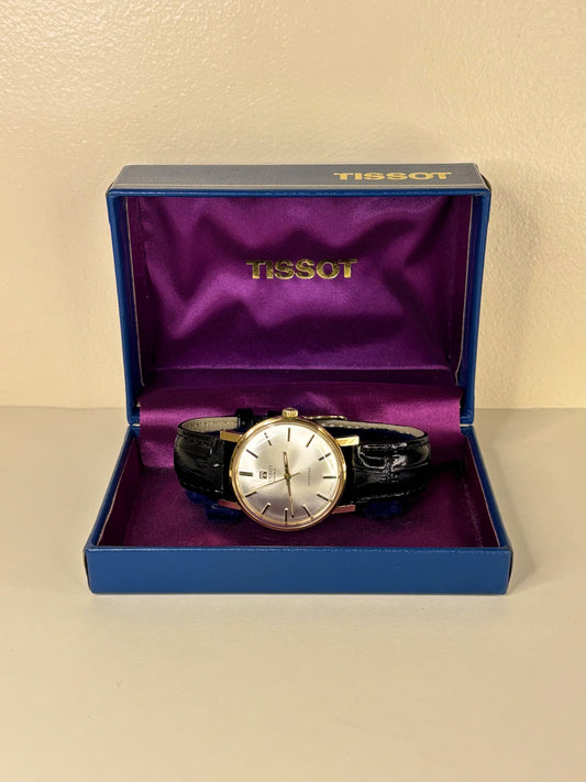 Tissot Seastar Gold Vintage 1980’s Men’s Dress Watch Boxed - Cal. 2451