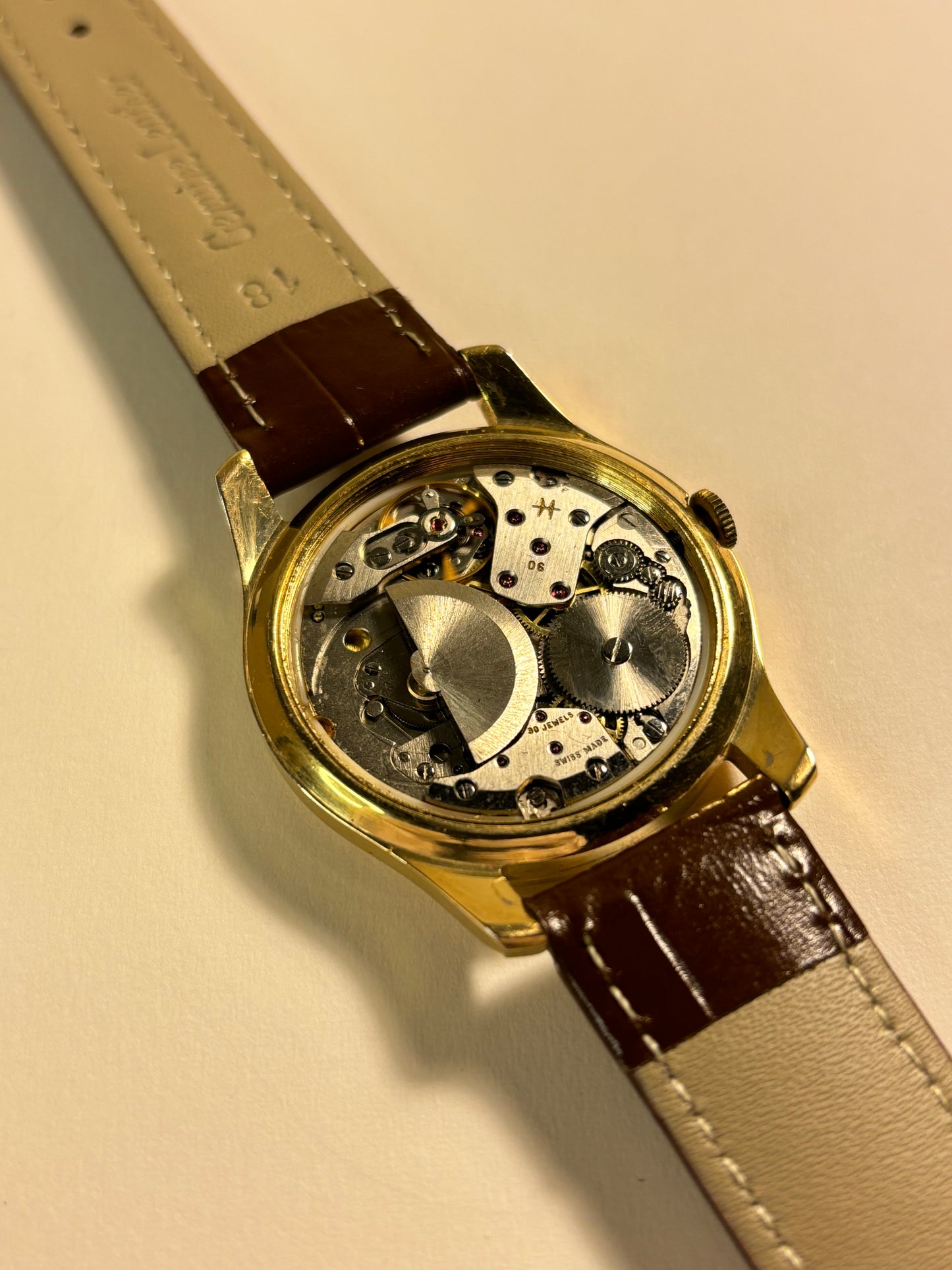 Hamilton Automatic Intra-Matic Gold Men's Watch Cal.90