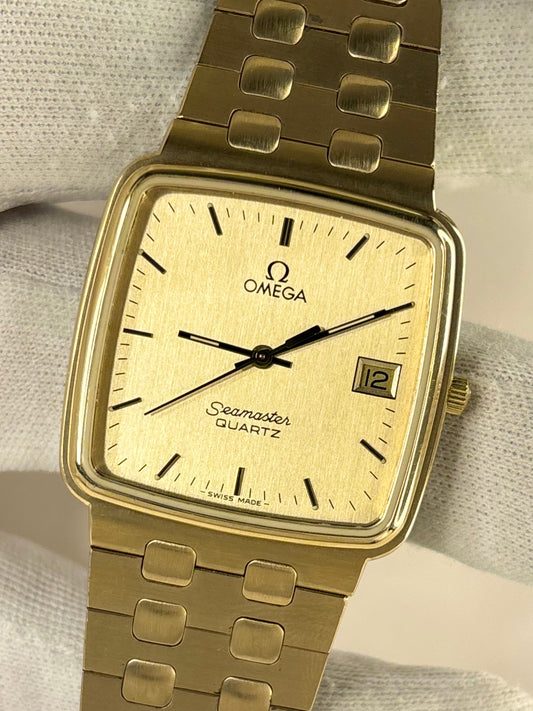 OMEGA Seamaster Vintage 1970’s Men’s Date Gold Watch